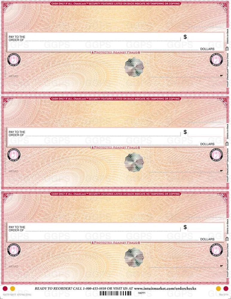 CheckLock – Hologram Security Stock (Red)