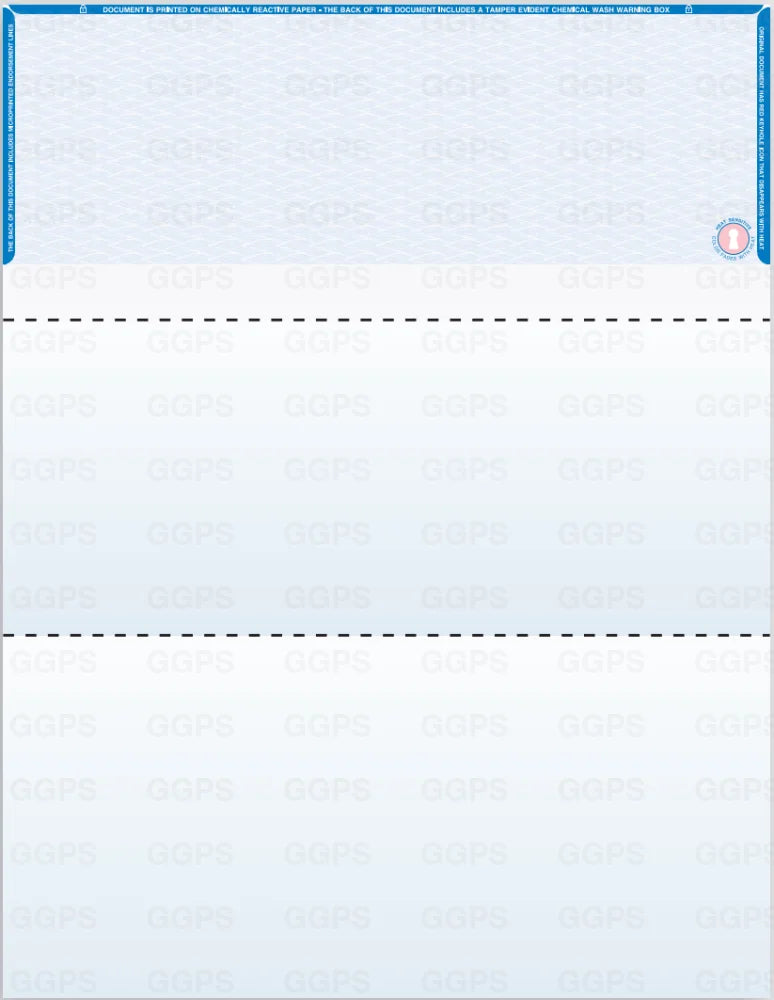 Lattice – High Security Stock (Blue)