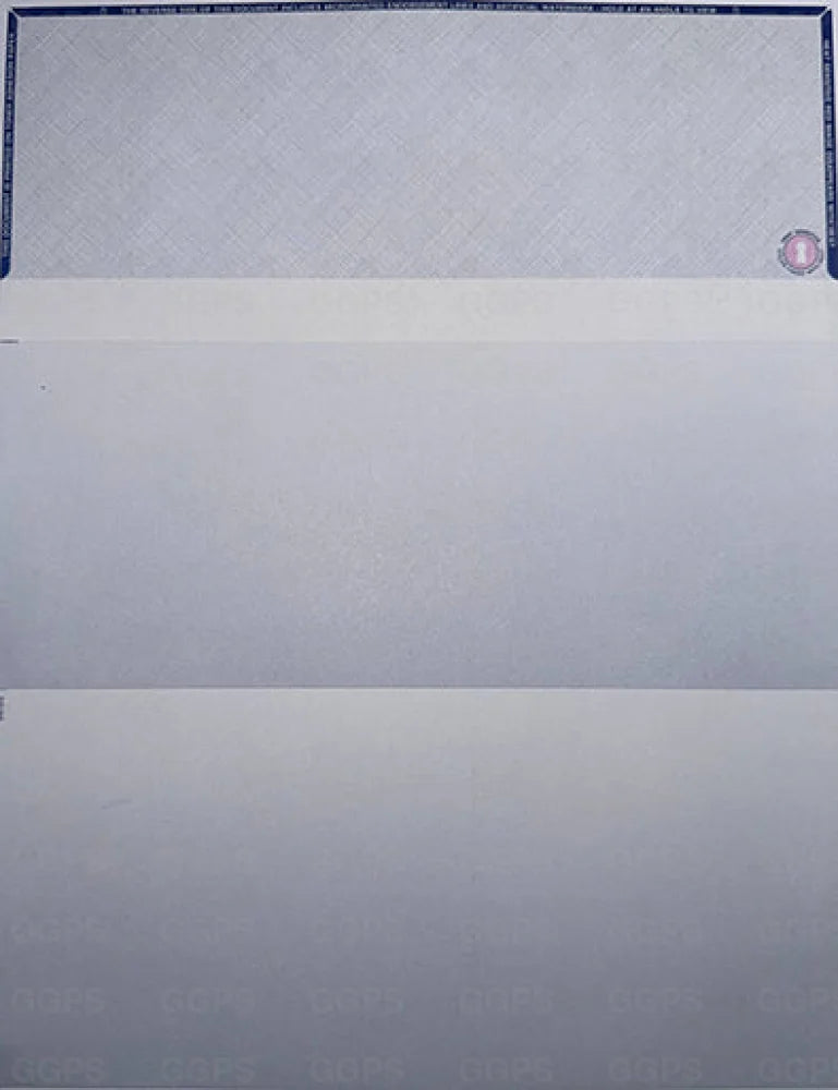 Linen – High Security Stock (Blue)