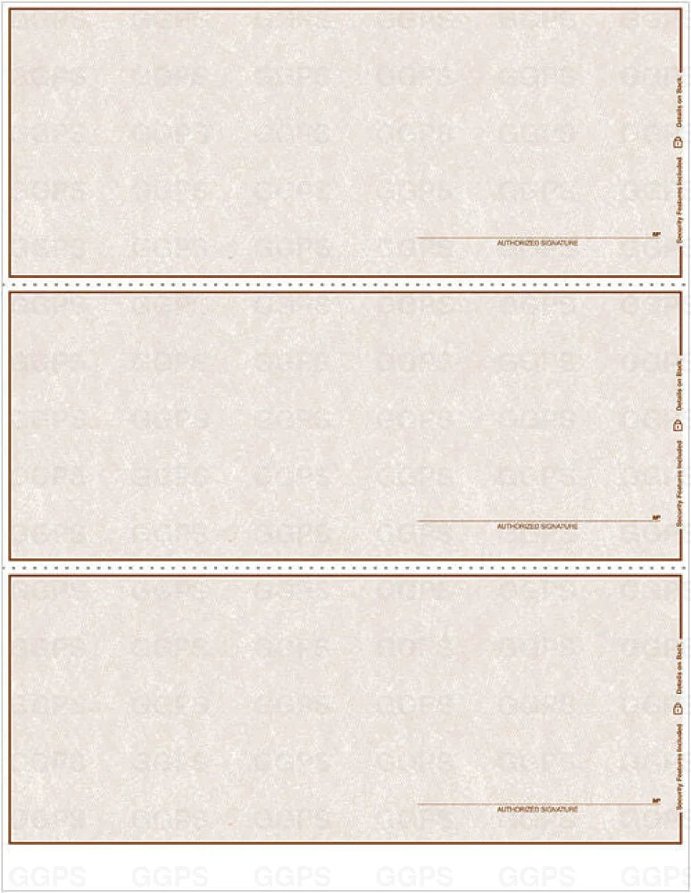 Marble w/Sigline – Standard Security Stock (Tan)