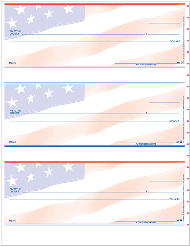 Classic w/Lines – Standard Security Stock (Flag)