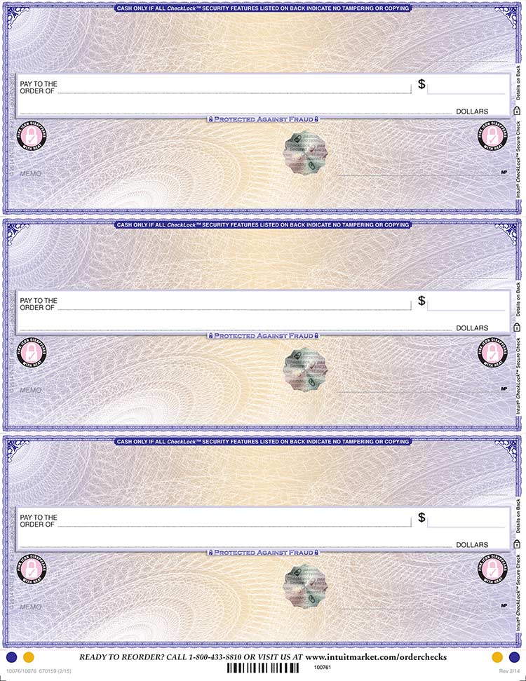 CheckLock – Hologram Security Stock (Purple)